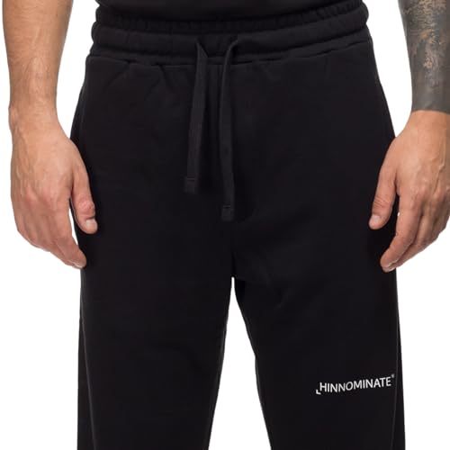 Pantalon noir en sweat de jogging décontracté coupe ajustée - 3