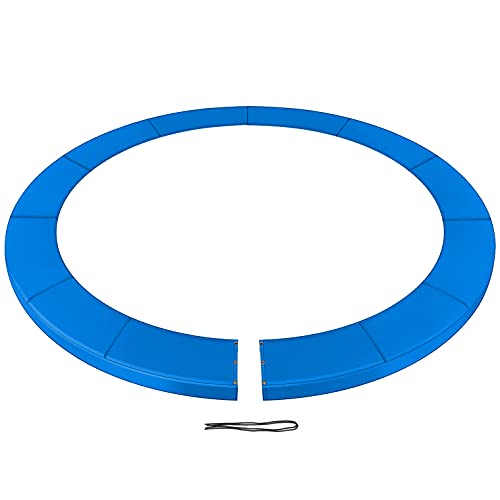 14FT Trampoline Safety Pad Trampoline Replacement Pad Safety Spring Cover No Hole for Poles Fit 5.5-7 inch Springs (Pads Only)