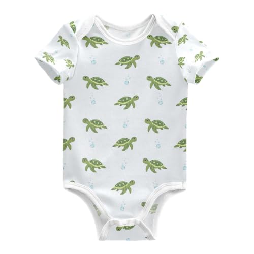 Image of vvfelixl Baby Bodysuits Short Sleeve Cotton Baby Clothes For Boys Funny Baby Suits For Girls 0-24 Months