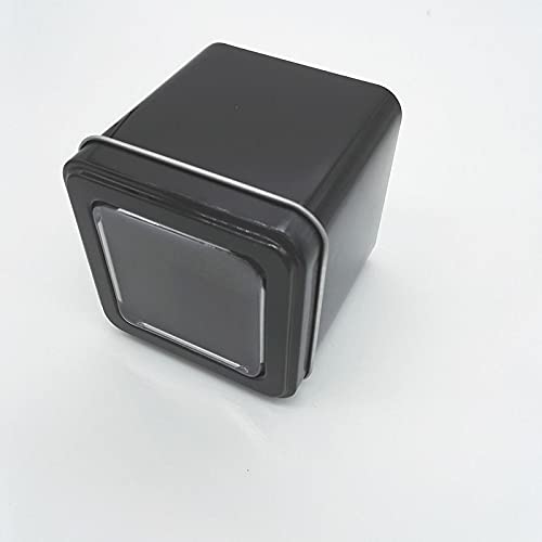 Anncus Watch Box Storage Case Iron Metal Transparent Window Top Display Gifts TIn F20173600