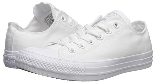 Image of Converse Unisex Chuck Taylor All Star Ox Basketball Shoe (9 B(M) US Women / 7 D(M) US Men, White Mono)