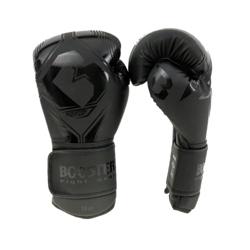 Guantes de boxeo Booster 14 oz Bangkok Serie 5 negros para saco de boxeo y sparring