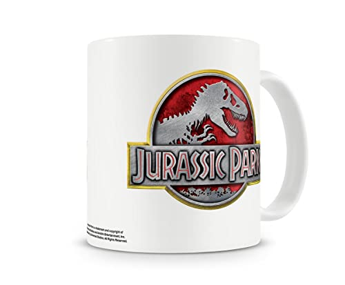 Jurassic Park Taza de café con logotipo metálico