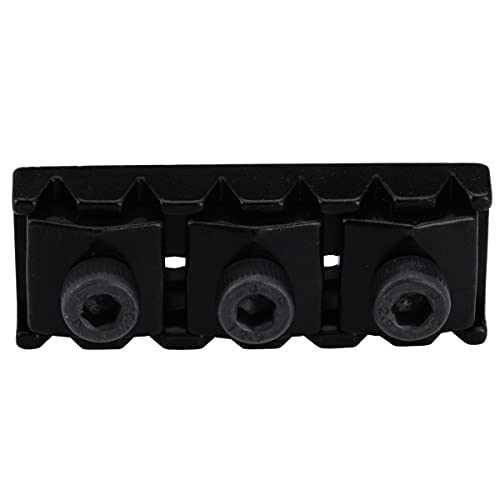 Musiclily Pro 42mm Steel Guitar R2 Locking Nut String Lock for Floyd Rose Tremolo Bridge Electric Guitar, Black - Image 3