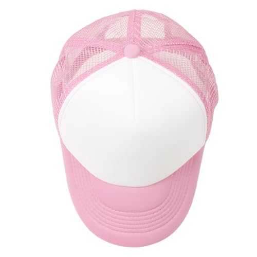 Image of TZ Promise Men Women Foam Trucker Hat Mesh Cap Solid Colors Lightweight with Adjustable Snapback Collection