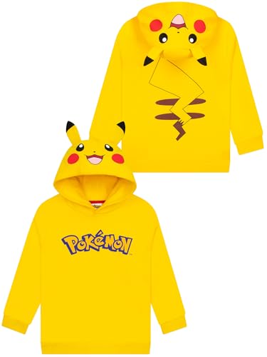 Pokémon Sudadera con Capucha, Sudadera Niños De Pikachu con