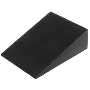 F Fityle Foam Wedge Squat Wedge Block Heel Elevato Professional Block Slant Board Barella per Polpacci per la Pratica del Fitness
