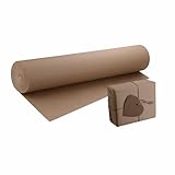 RelianceUK Brown Paper Roll – 90 GSM (750mm X 100m) | 75cm Multipurpose Wrapping Paper Heavy Duty Rustic Kraft Roll for Packaging, Gift Wrapping, Shipping, Packing, Art, Crafts & Parcel Filling