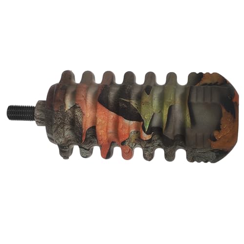 LOEFLIFA Compact Camouflage Bow Stabilizer for Compound Bows with Rubber Shock Absorption and Noise Reduction, for Shooting and Outdoor Hunting, Versatile Design for Beginners