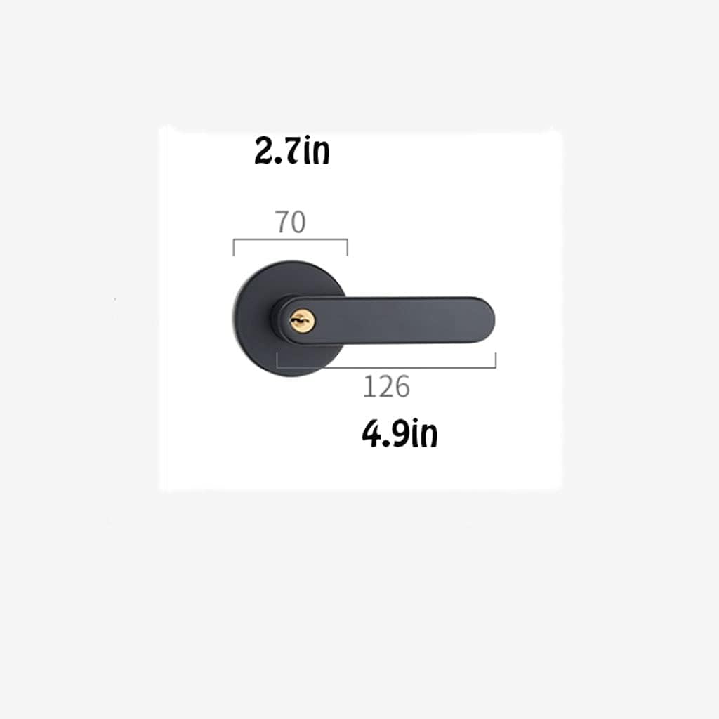 Door Knob Lever Old-Fashioned Spherical Door Lock Door Levers Household Round Door Handle with Key for Bedroom Bathroom Door Lock with Handle (Color : Green Bronze Without Key)