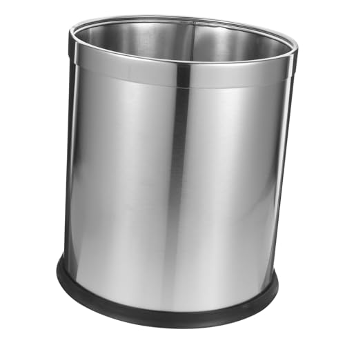 Bote de basura rectangular de acero inoxidable 13 gal miniatura 1