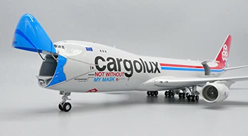 Amazon | JC Wings 1/200 完成品 Cargolux for BOEING 747-8F LX-VCF