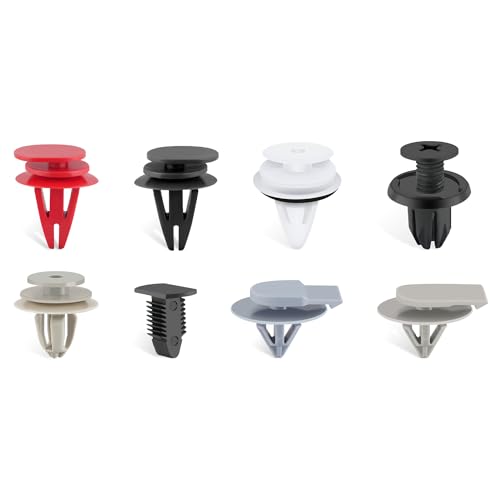 Image of GOOACC 130PCS Body Interior and Exterior Retainer Fastener Clip Rocker Moulding Clip W /Sealer for Mini Cooper 51-71-7-127-742 07-13-1-480-419 BMW Lawson Clip Lizard