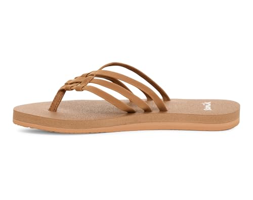 Image of Sanuk Women's Yoga Sandy | Yoga Mat Footbed | Flip Flops for Women | Yoga Sandals For Women