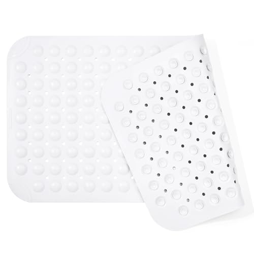 Kanoki �����C ���ׂ�~�߃}�b�g ���� TPE�� 40×80cm ��������~�߃}�b�g �z�Օt�� ��� �_����K �]�|�h�~ �h�J�r �V���h�~ ������ �􂢏� �o����� ���ꏊ���p ���p�i �������o�X�}�b�g (�z���C�g)