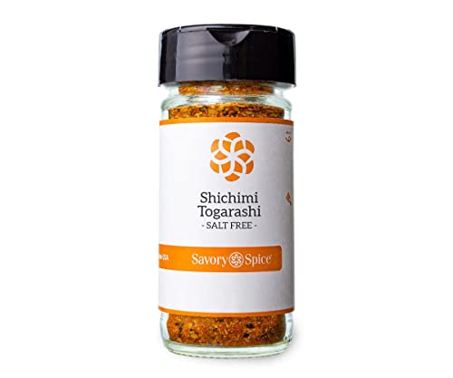 Savory Spice Shichimi Togarashi (Salt-Free) - Japanese 7 Spice Seasoning Blend - Seven Flavor Chili...