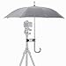 Produktbild Entatial Schirmhalter Für Stativ, Kamera Regenschutz, stativ schirmhalter Clip Stativschirmklemme Regenschirm stativ Stativschirmhalterung Außenkamera Stativschirmhalterung Cliphalterung Ständerk