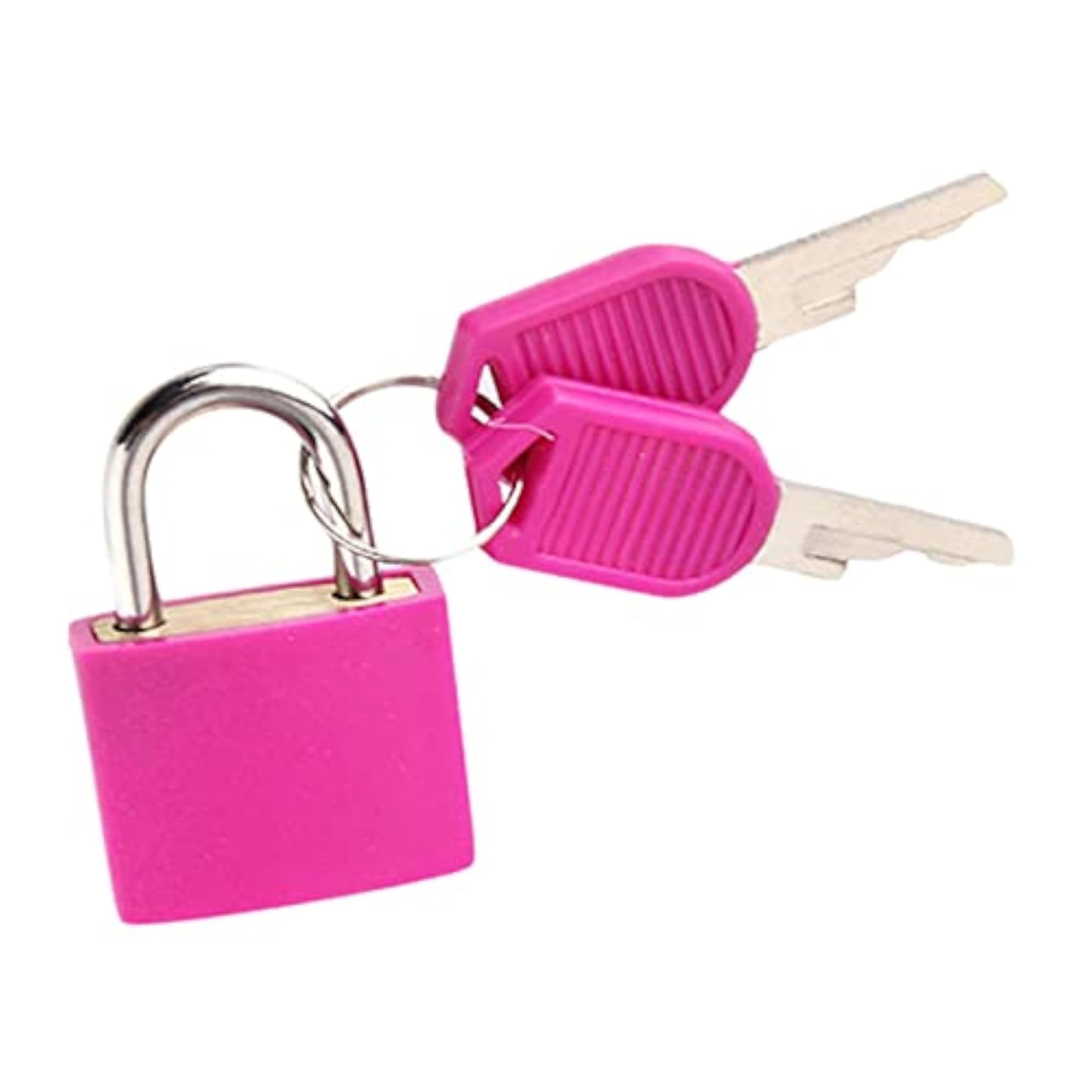 6xMini Anti Theft Lock Case for Diary Jewelry Box Rose Red
