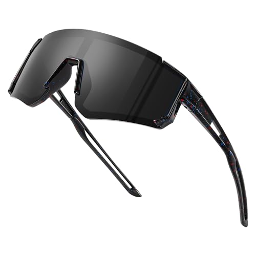 Image of Fanshen Kids Baseball Sunglasses for Boys Girls Ages 3-12, Sports Polarized Youth Baseball Softball Sunglasses UV Protection