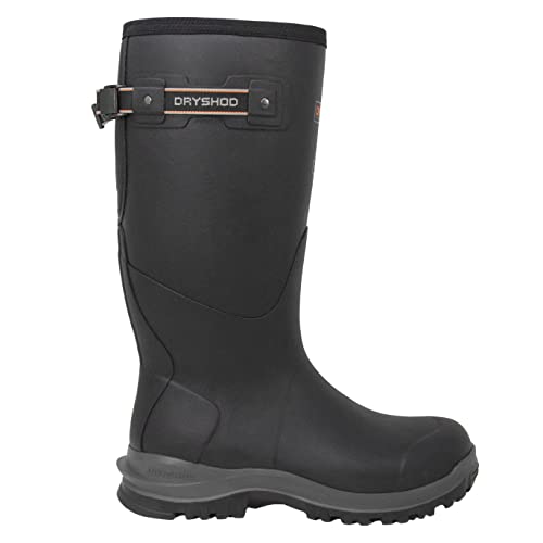 Dryshod Men's Legend MXT Gusset Outdoor Rubber Boot | Black| Waterproof LGXG-MH-BK