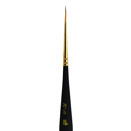 Image of Princeton Mini-Detailer Liner Brush, Synthetic, Short Handle, Size 20 /0 inch, 1 Count