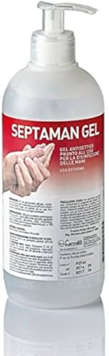 SEPTAMAN GEL DISINFETTANTE ANTISETTICO PER LE MANI - 3 FLACONI DA 500 ML