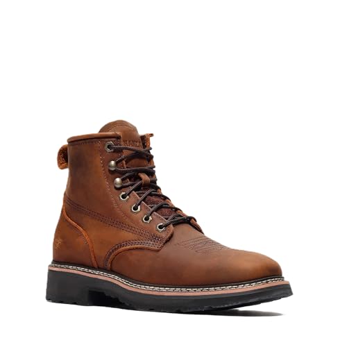 Finding the Best Speed for Rancher Boots 14 Men’s Premium Bonanza Boots Rancher GRIT 6' Square Toe Lacer Work Boot – Crazy Brown | Crazy Horse Leather Dual Density Slip Resistant Outsole Air Mesh Lined Cushioned Insole Broad Toe Durable Comfort Handcrafted Mexico (Crazy Brown, 10, US Footwear Size System, Adult, Men, Numeric, Medium, 10)
