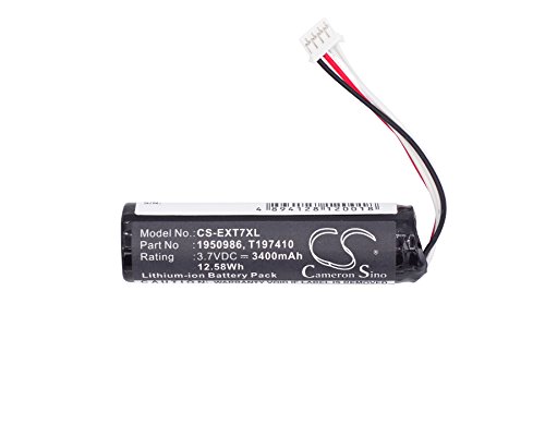 TECHTEK Batería 3400mAh Compatible con [Extech] Flir i7, i5 Infrared Camera, para [FLIR] i3, i5, i7, IRC40, para [Reed] R2050, R2050 Thermal Imaging Camera sustituye 1950986, T197410, T198470ACC, T1