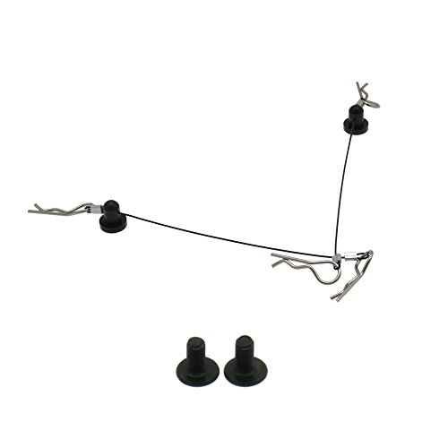 RCAWD 160mm Anti-Lost Body Shell Body Clips with Screw Fixation for 1/8 1/10