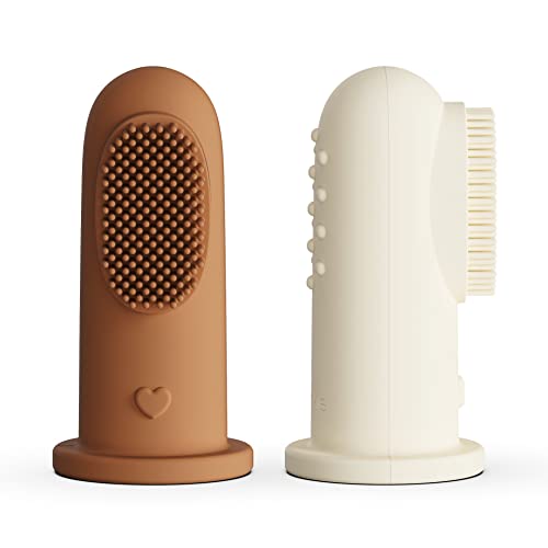 Moonkie Spazzolino neonato in silicone senza BPA