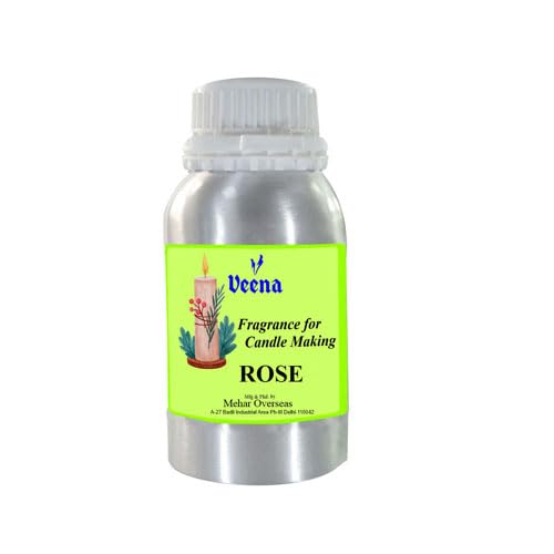 Image of Veena Rose Fragrance Oil,Essential oil for Candle Making, Soap Making, Slime, Diffusers, Home and Crafts 100 gm