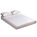 GODGETS Protector de Colchón Super, Tela, Protector de Colchón Impermeable y Transpirable Funda Protectora,Blanco,200x200x45 CM