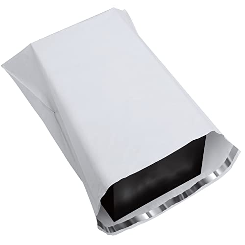 Switory X-Large Poly Mailers 610 x 914 mm 25 paquetes de plástico mailing bolsas de envío postal con tira adhesiva fuerte, bolsas de correo impermeables y a prueba de desgarros en blanco Cover