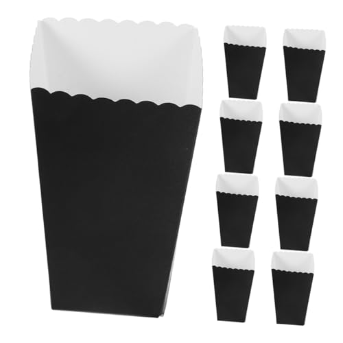 CIYODO 48pcs Minimalist Paper Popcorn Boxes Movie Night Theater Snack Cups for Christmas Party