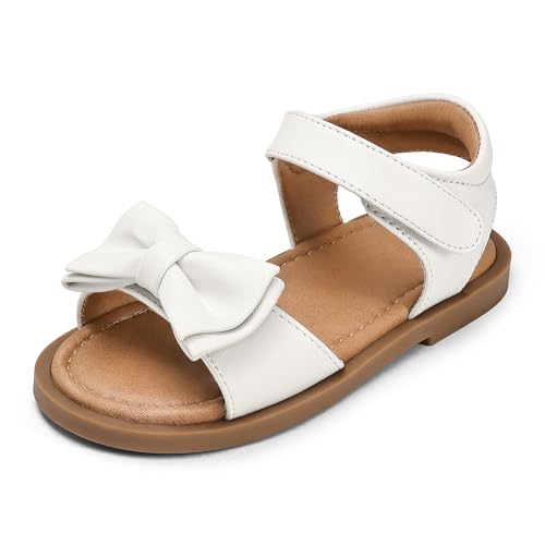 Discover the Best Toddler Sandals Girl Styles for Summer Fun 13 K KomForme Girls Sandals, Cute Open Toe Adjustable Sandals, Dress Sandalswith Soft Non Slip Sole, Summer Shoes for Toddler, Little Kids