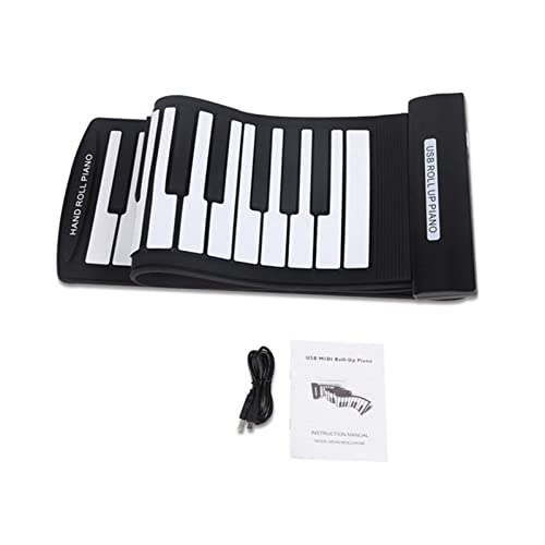 Draagbare 61 sleutels flexibele roll-up piano USB Toetsenbord handrol piano (Color : A 01) - Image 6
