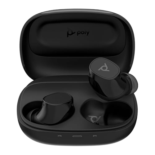 Amazon.co.jp: Poly AIノイズキャンセリングマイク搭載 ワイヤレス