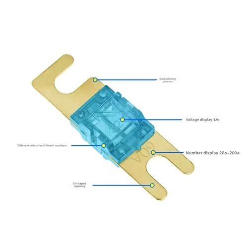 Fusible à boulon en forme de U 80A pour protéger les circuits auto 32V - 3