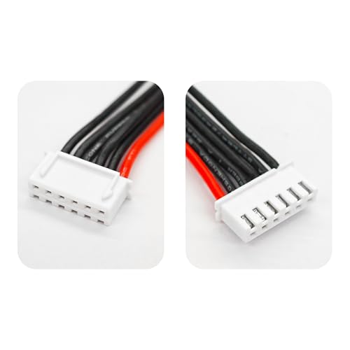 Cable Extensor Balance JST-XH 5S 10pcs 3.9" 22AWG Silicona miniatura 3