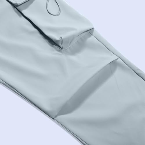 SUWBMHWE Mens Cargo Pants Hiking Men Sweatpants Beach Joggers Lightweight for Slim Fit 5-Pocket with Pockets Work2