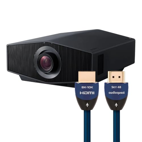 Sony VPL-XW8100ES 4K Laser Projector with AudioQuest SKY 3m HDMI Cable (Black)