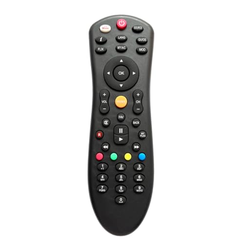 Image of Upix Compatible DishTV DTH SD /HD Set Top Box Remote No. 11 | with Recording | Exact Match Required