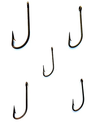 Coral - Bronze Ringed Fishing Hooks 5 Different Type Sizes No.1/0 to 5/0 Quantity:Total 50pcs (Each Size 10pcs) (B092SWH6J9) Amazon Price History, Amazon Price Tracker