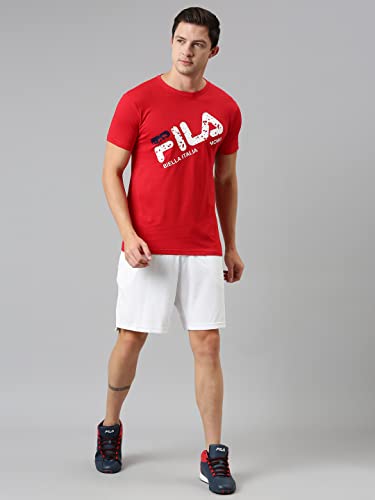 Image of FILA Men's Solid Straight T-Shirt