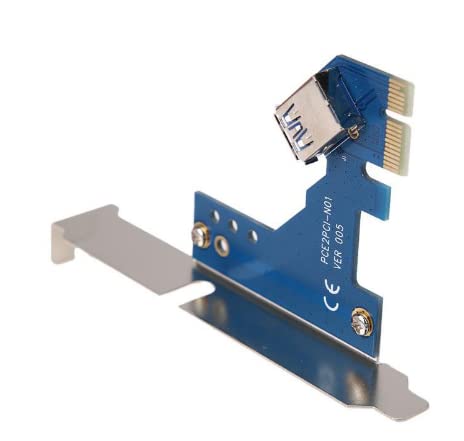 zalati PCI-E To Pci Riser Card to USB3 Hub Adapter for Desktop Laptop Card Generic 2 Port - Image 4