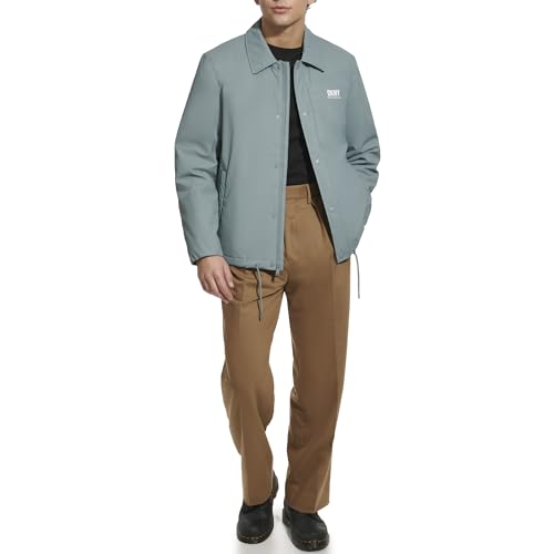 DKNY Men's Lightweight Water-Resistant Utility Jacket