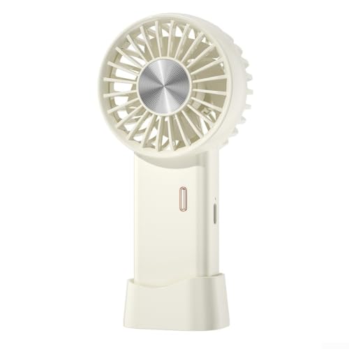 Oniissy Creative - Mini ventilador de escritorio con detección de hielo con carga USB, batería de 500 mAh, ajustes de velocidad ajustables y funcionamiento silencioso para escritorio de oficina Oniissy Creative - Mini ventilador de escritorio con detección de hielo con carga USB, batería de 500 mAh, ajustes de velocidad ajustables y funcionamiento silencioso para escritorio de oficina