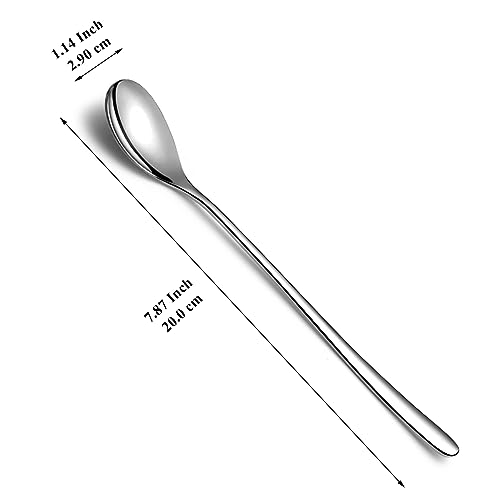 Evanda 1.ARGENT Long Handle Iced Tea Spoons Set Of 12 Pieces thumb #1