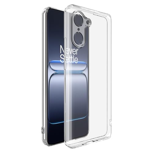 Image of Amazon Brand-Solimo Mobile Cover for OnePlus Nord CE5 5G (Soft & Shockproof Back Case with inbuilt Cushioned Edges), Clear