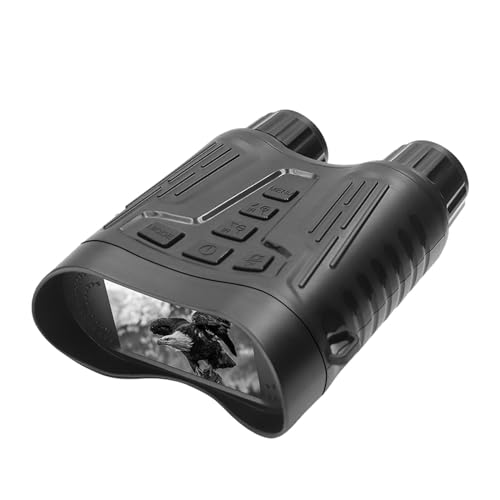 OPWZFJMZ Jumelles de Vision Nocturne Numérique pour Adultes, NV2180 4K 3.2" avec Zoom 8X pour Chasse, Camping et Observation de Faune